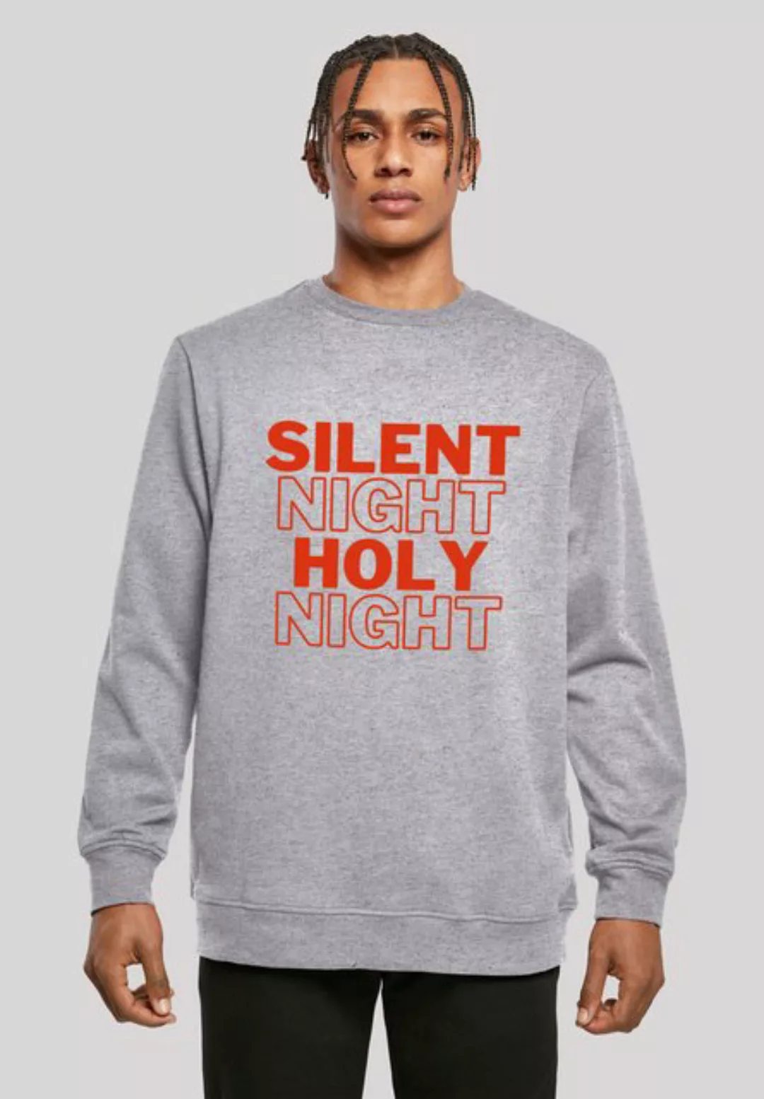 F4NT4STIC Kapuzenpullover Silent Night Holy Night Weihnachten Print günstig online kaufen