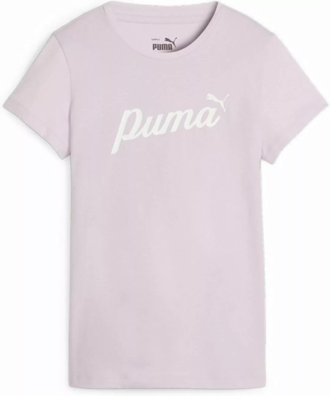 PUMA Kurzarmshirt ESS Script Tee GRAPE MIST günstig online kaufen