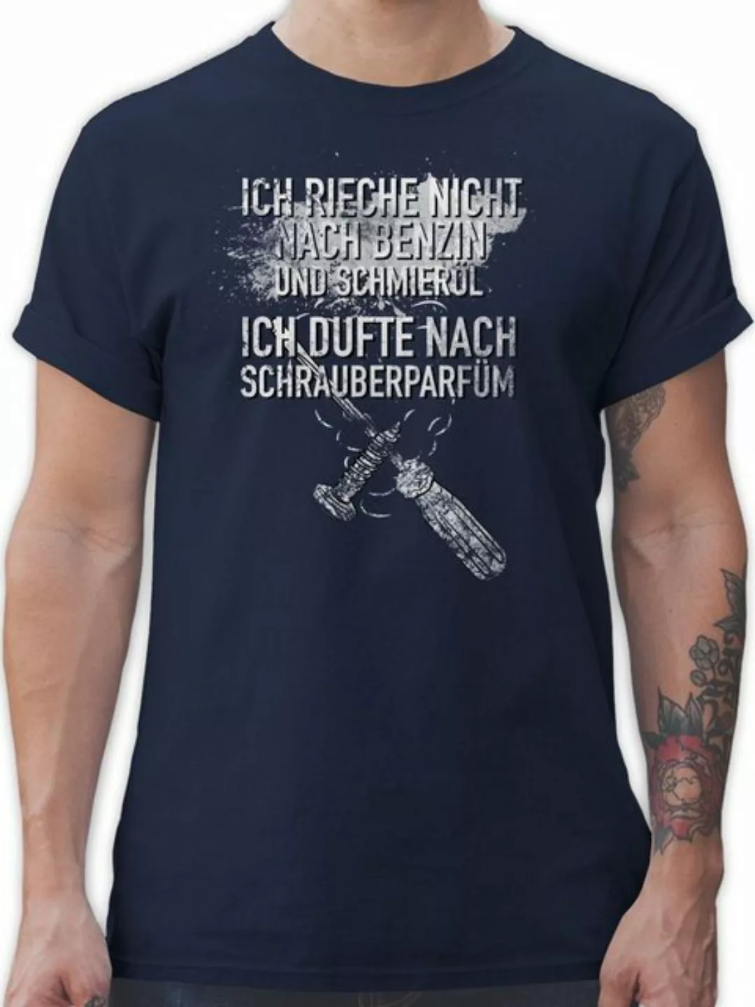 Shirtracer T-Shirt Ich dufte nach Schrauberparfüm Handwerker Geschenke günstig online kaufen