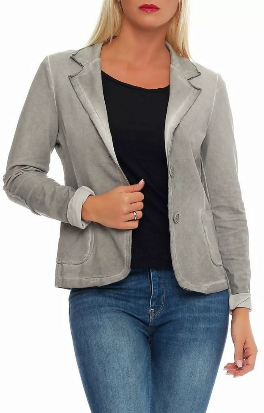 malito more than fashion Jackenblazer 1652 Blazer in Used-Look Optik günstig online kaufen