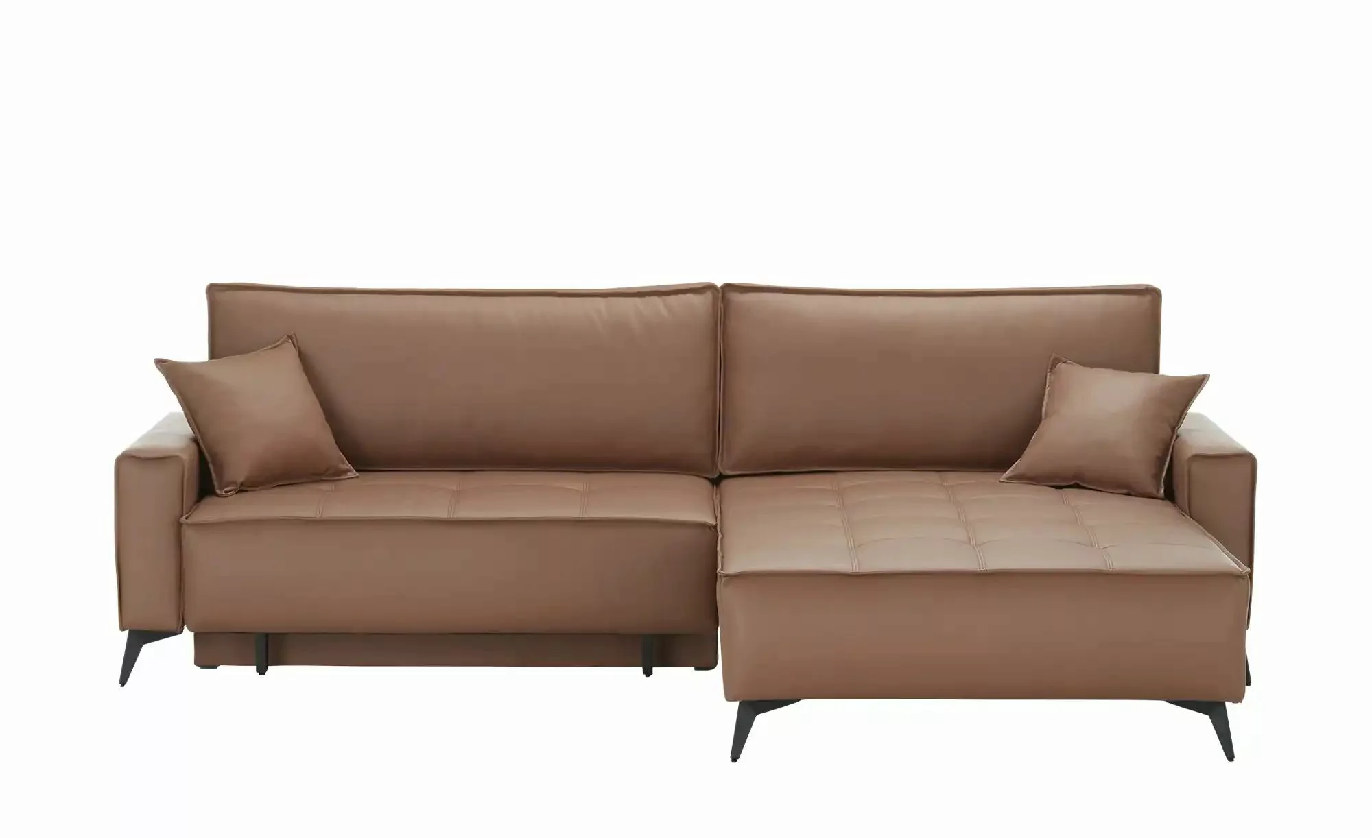 Ecksofa  Leanny ¦ braun ¦ Maße (cm): B: 264 H: 93 T: 181 Polstermöbel > Sof günstig online kaufen