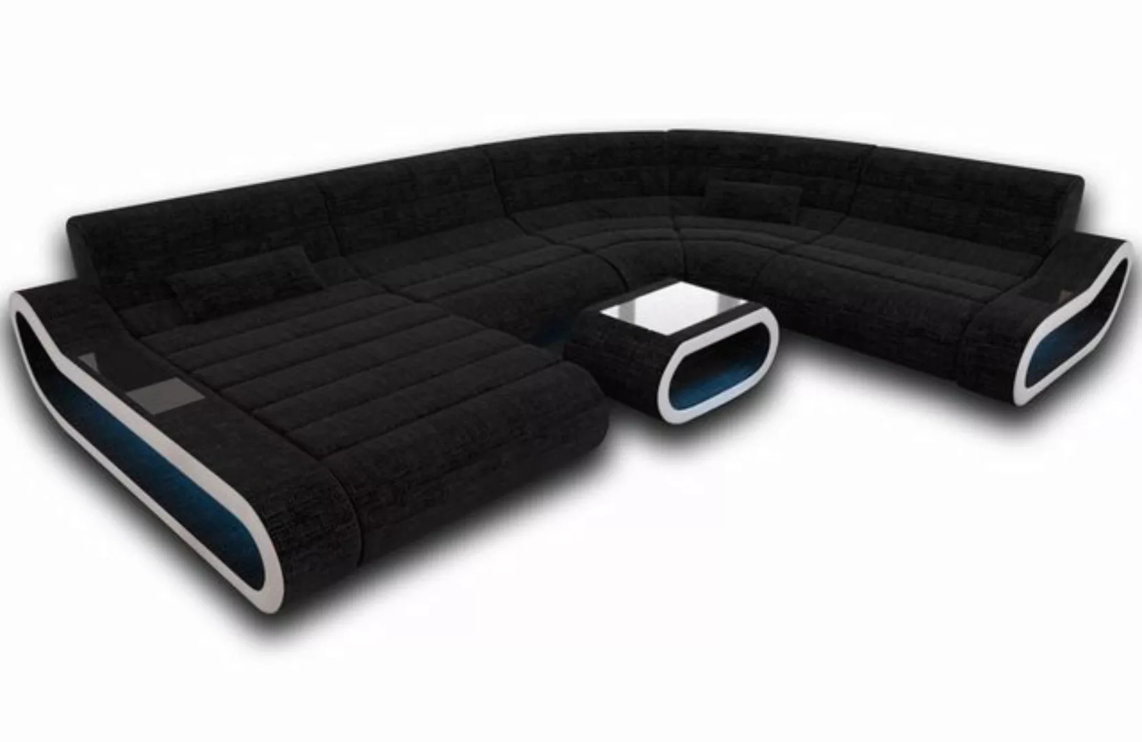 Sofa Dreams Wohnlandschaft Polster Sofa Stoff Couch Concept XXL U Form Stof günstig online kaufen