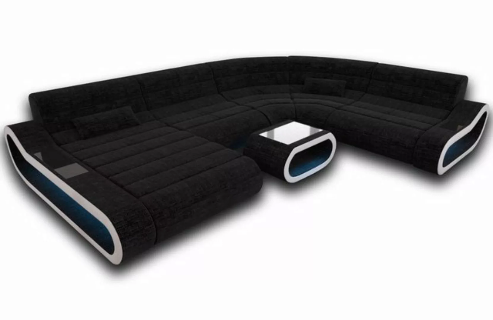 Sofa Dreams Wohnlandschaft Stoff Polstersofa Sofa Couch Concept XXL U Form, günstig online kaufen