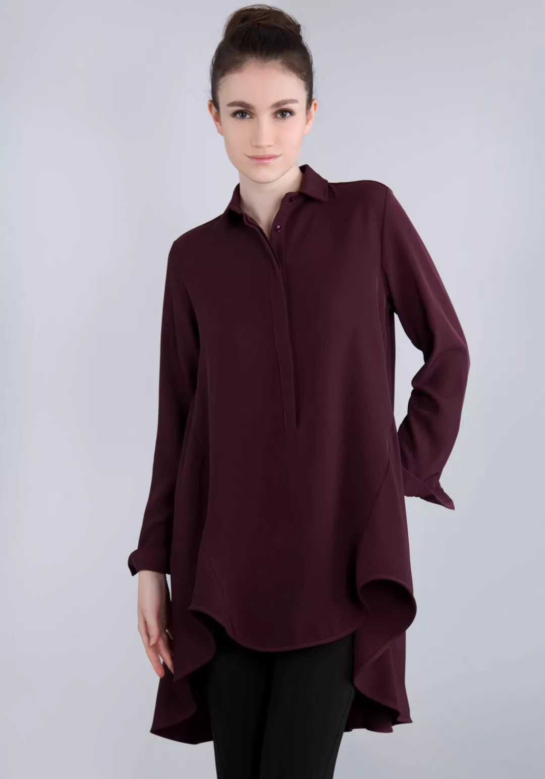 IMPERIAL Longbluse in knitterarmer Qualität mit Stretch günstig online kaufen