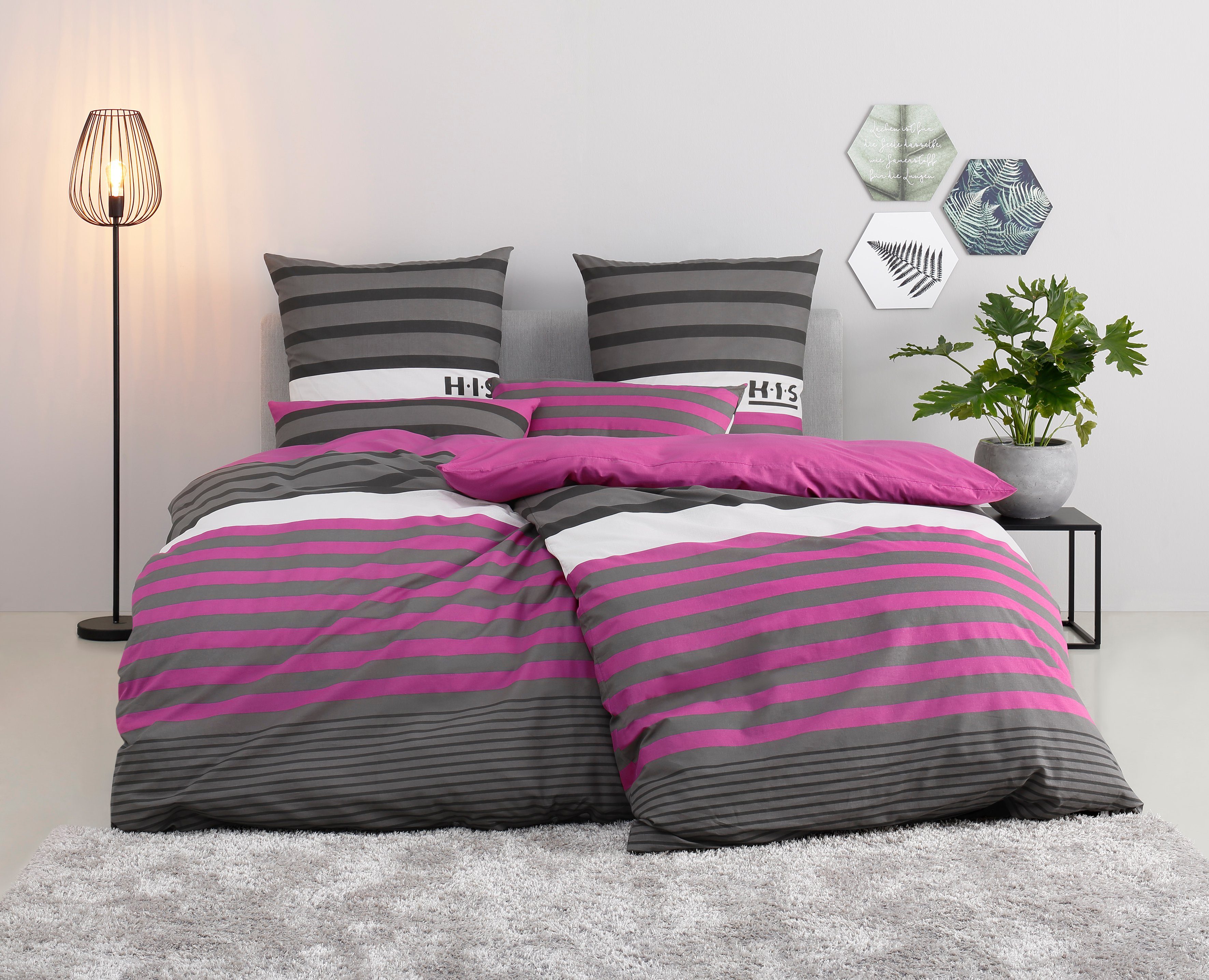 H.I.S Bettwäsche Majoran, Polycotton recycelt, 3 günstig online kaufen