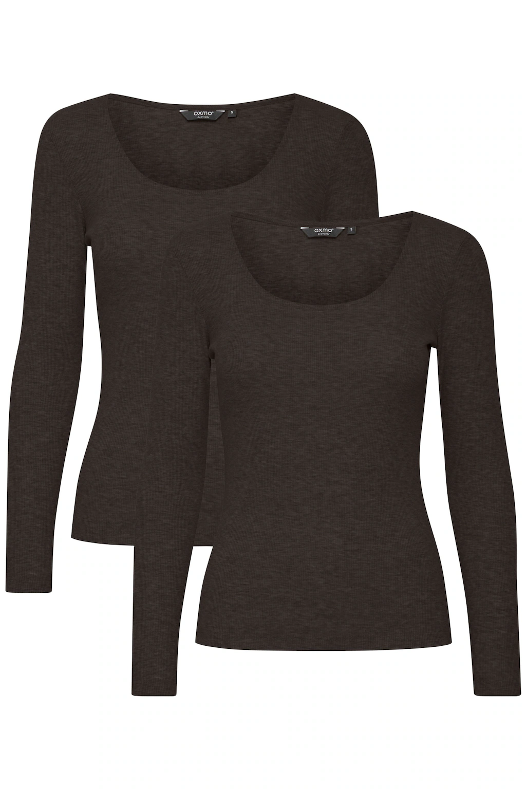 OXMO Longsleeve OXIskat basic Longsleeve aus Rippe günstig online kaufen