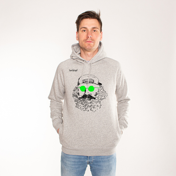 Skater | Herren Hoodie | 85% Bio-baumwolle | Karlskopf günstig online kaufen