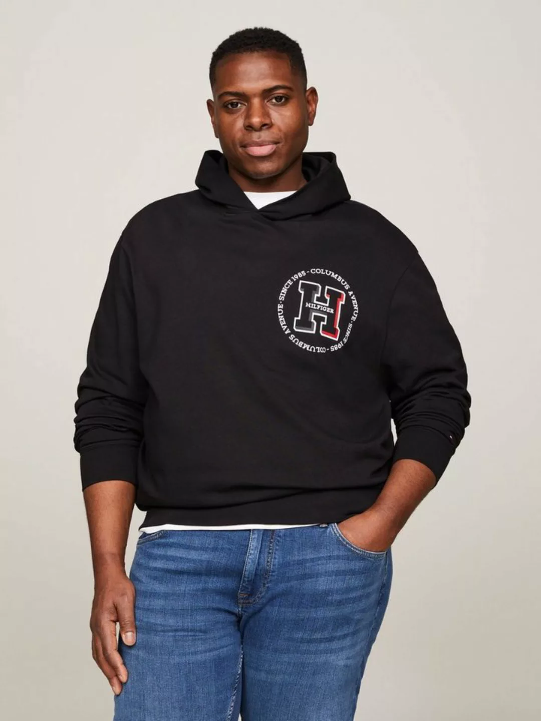 Tommy Hilfiger Big & Tall Hoodie BT-HILFIGER H ROUNDEL HOODY-B Große Größen günstig online kaufen