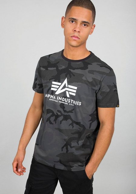 Alpha Industries T-Shirt "Alpha Industries Men - T-Shirts Basic T-Shirt Cam günstig online kaufen