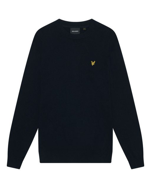 Lyle & Scott Strickpullover Rundhalsausschnitt Aus Wolle Und Baumwolle günstig online kaufen