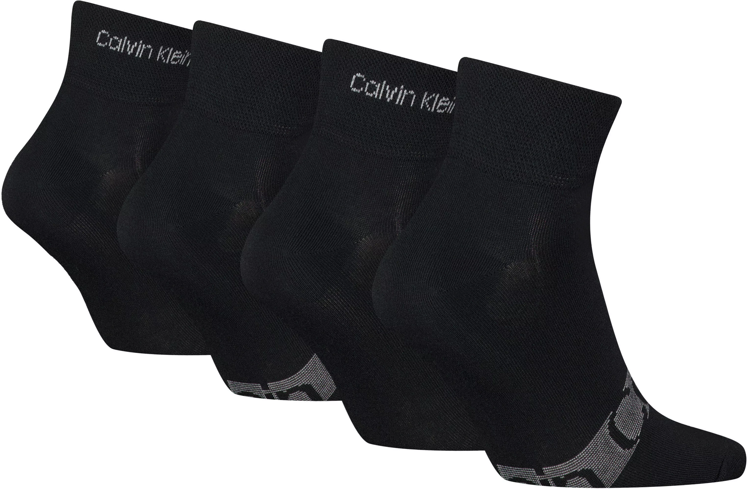 Calvin Klein Kurzsocken "CK MEN QUARTER 4P STRIPES", (Packung, 4 Paar), Sne günstig online kaufen