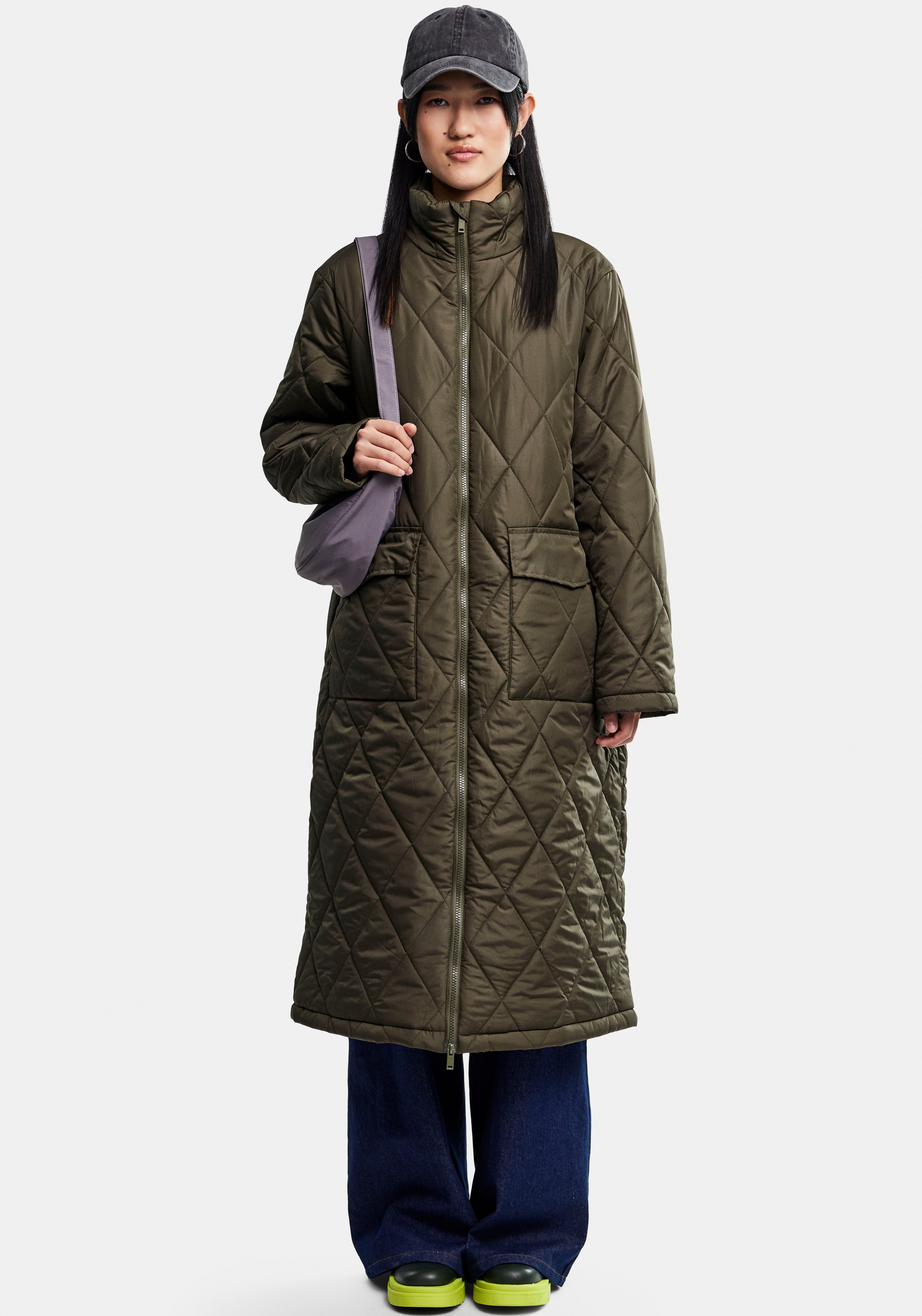 pieces Steppmantel PCMAILEY LONG QUILTED JACKET günstig online kaufen