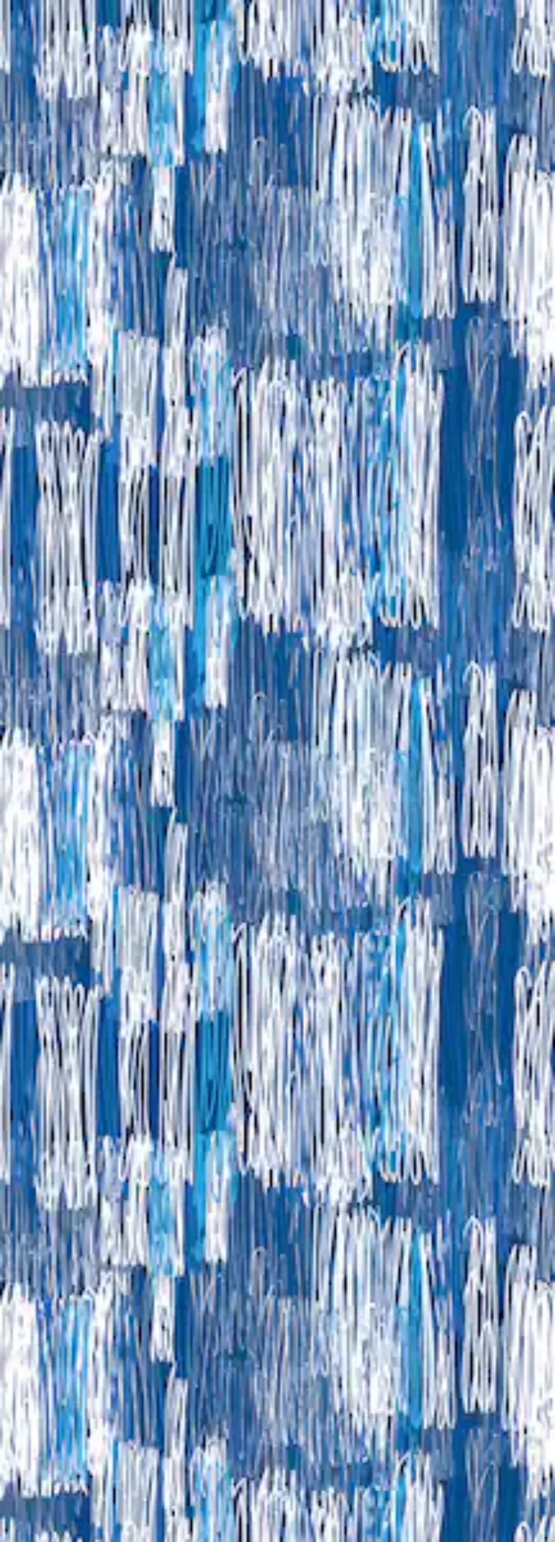 queence Vinyltapete »Muster-Blau«, Streifen, 90 x 250 cm, selbstklebend günstig online kaufen