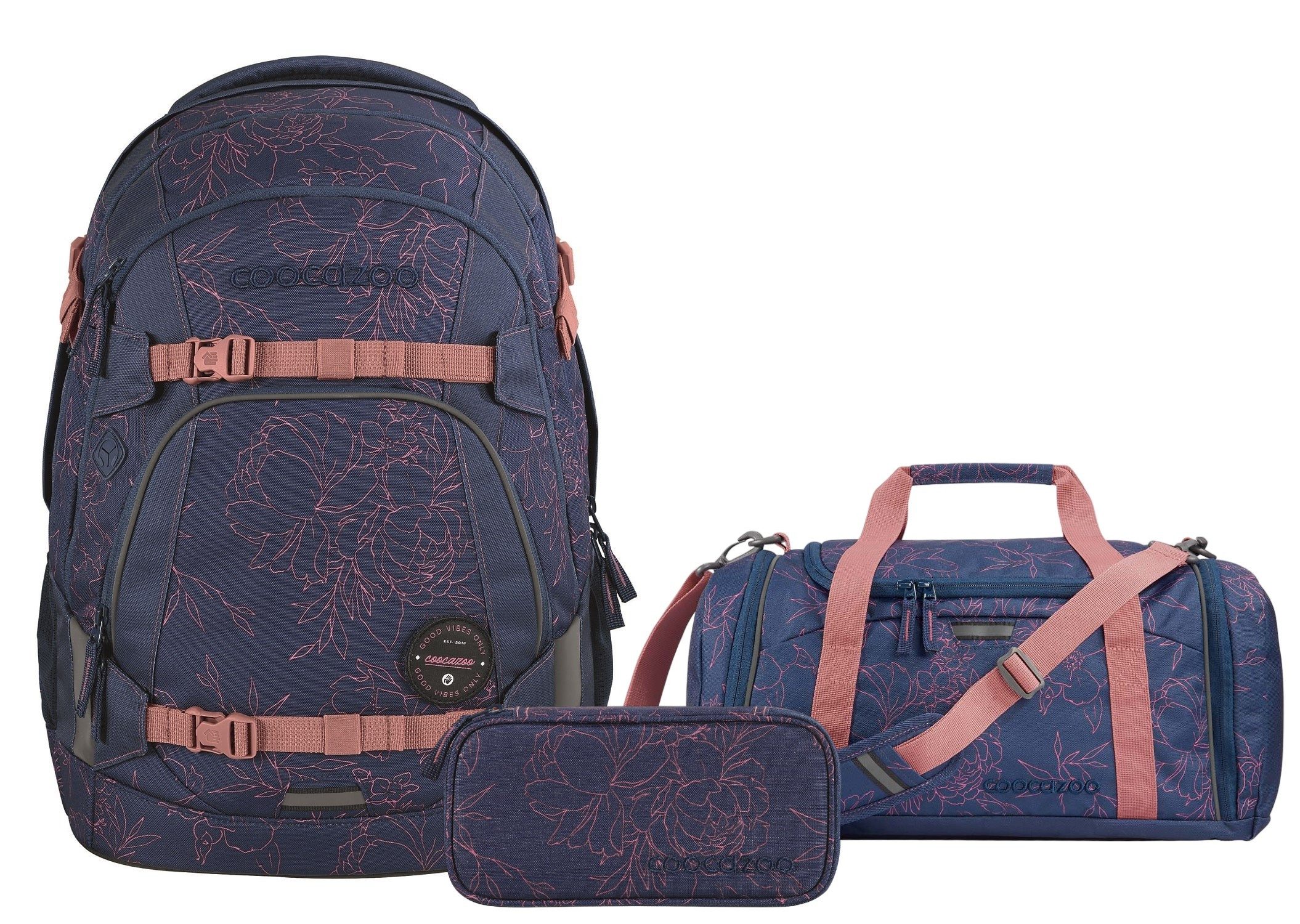 coocazoo Schulranzen Schulrucksack-Set MATE Sweet Rose günstig online kaufen