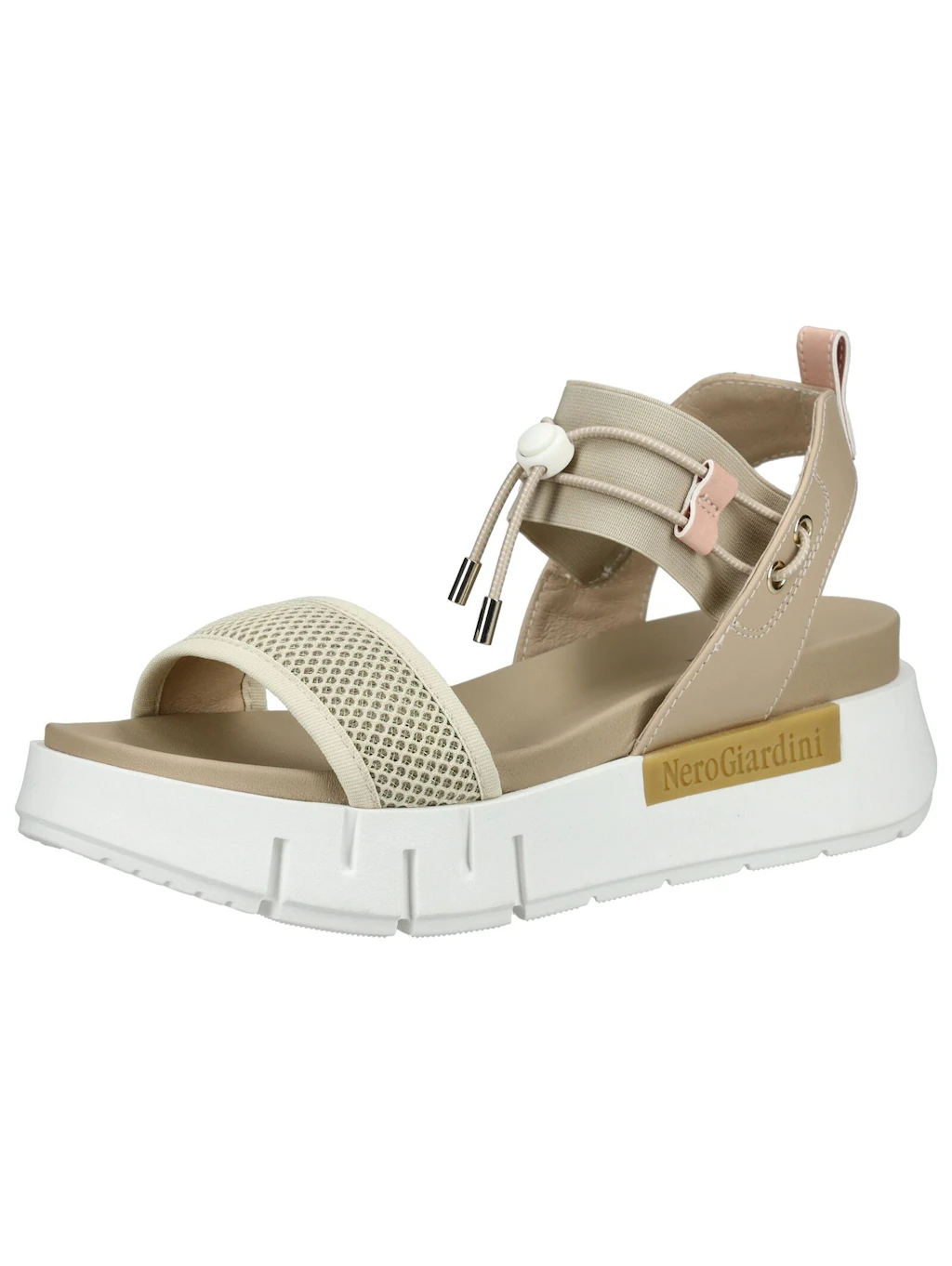 Nero Giardini Riemchensandale "Nero Giardini Sandalen Lederimitat/Textil" günstig online kaufen