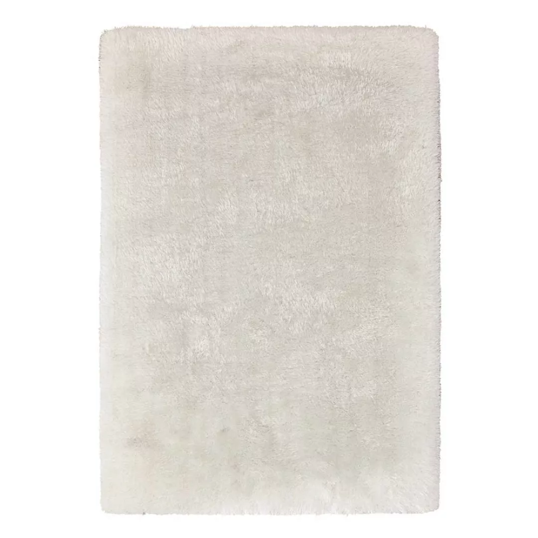 Weißer Teppich aus Hochflor modern günstig online kaufen