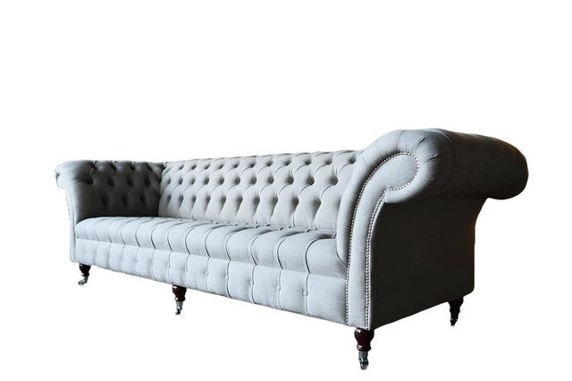 Xlmoebel Sofa Chesterfield Designer Sofa mit 4 Sitzplätzen, Polsterung aus günstig online kaufen