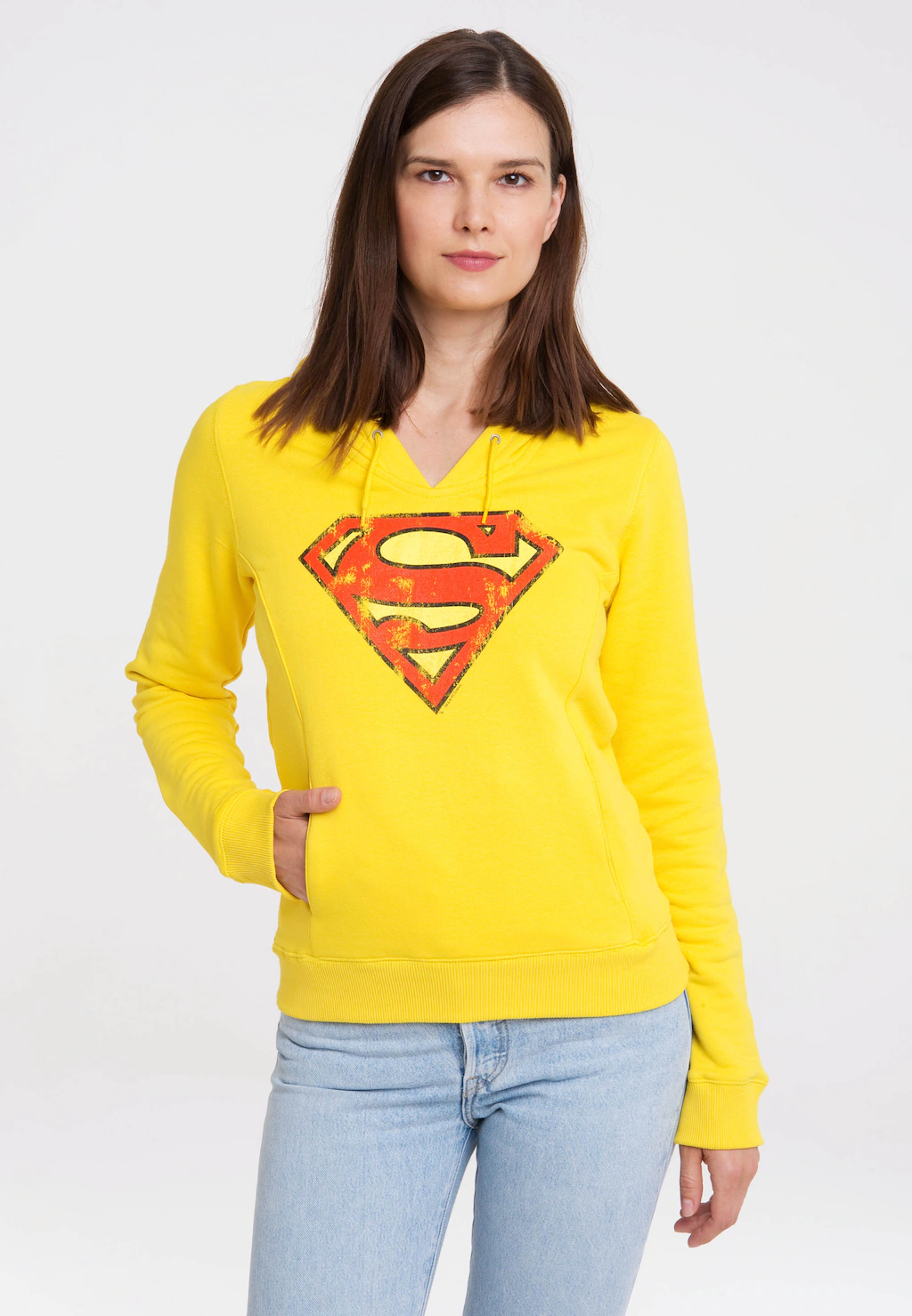 LOGOSHIRT Kapuzensweatshirt "DC Comics - Superman", mit lizenziertem Print günstig online kaufen