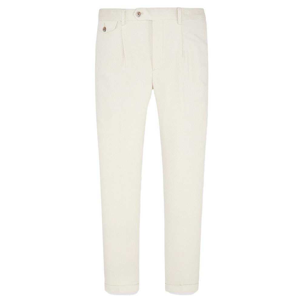 Hackett Diagonal Cord Hose 38 Ecru günstig online kaufen