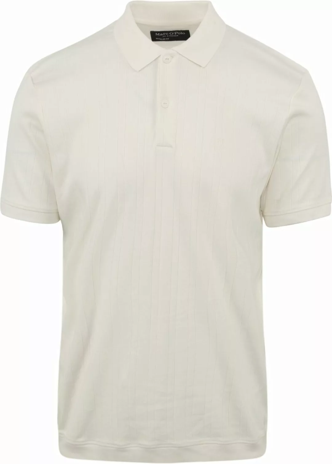 Marc O'Polo Poloshirt Rib Off-Weiß - Größe XL günstig online kaufen