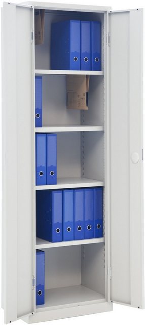 Bisley Drehtürenschrank ECO 645 lichtgrau günstig online kaufen