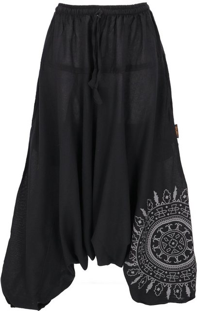 Guru-Shop Relaxhose Haremshose Pluderhose,Pumphose mit Mandala,.. Ethno Sty günstig online kaufen