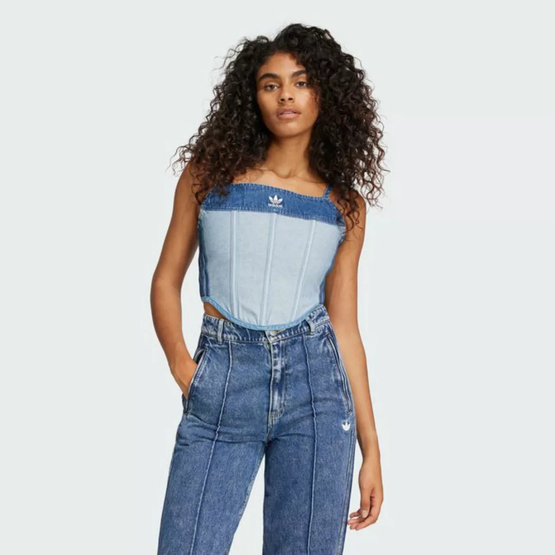 adidas Originals Crop-Top KSENIA DENIM KORSETT günstig online kaufen