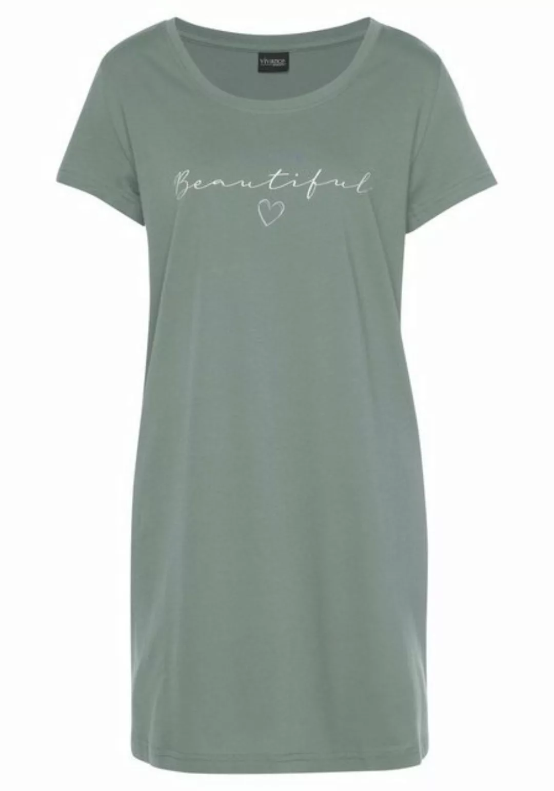 Vivance Dreams Bigshirt mit Frontdruck günstig online kaufen