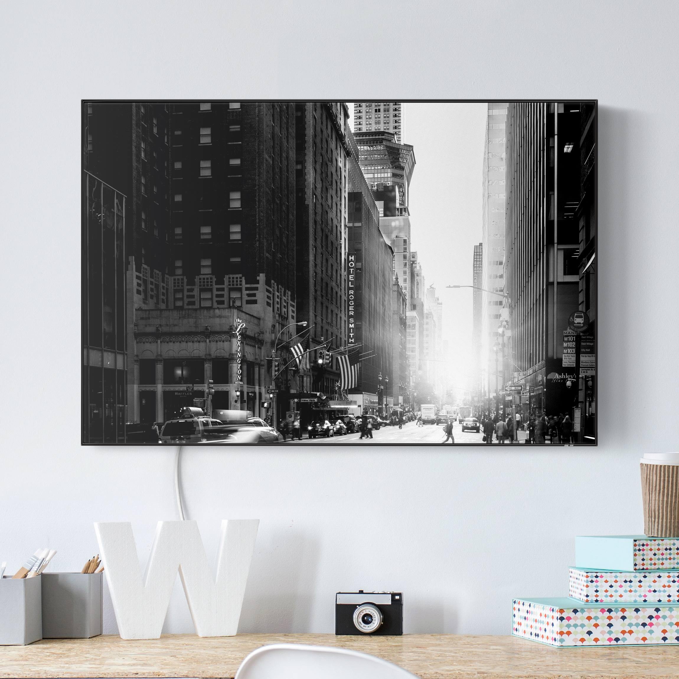 LED-Wechselbild Lebhaftes New York günstig online kaufen