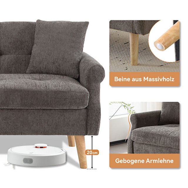 Veepeak Sofa Sofa mit dicken Kissen günstig online kaufen