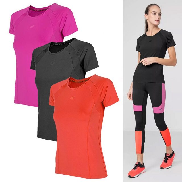 4F Kurzarmshirt 4F - Damen Sport T-Shirt, Laufshirt günstig online kaufen