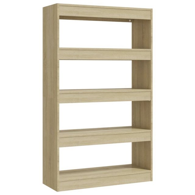 furnicato Bücherregal Bücherregal/Raumteiler Sonoma-Eiche 80x30x135 cm Holz günstig online kaufen