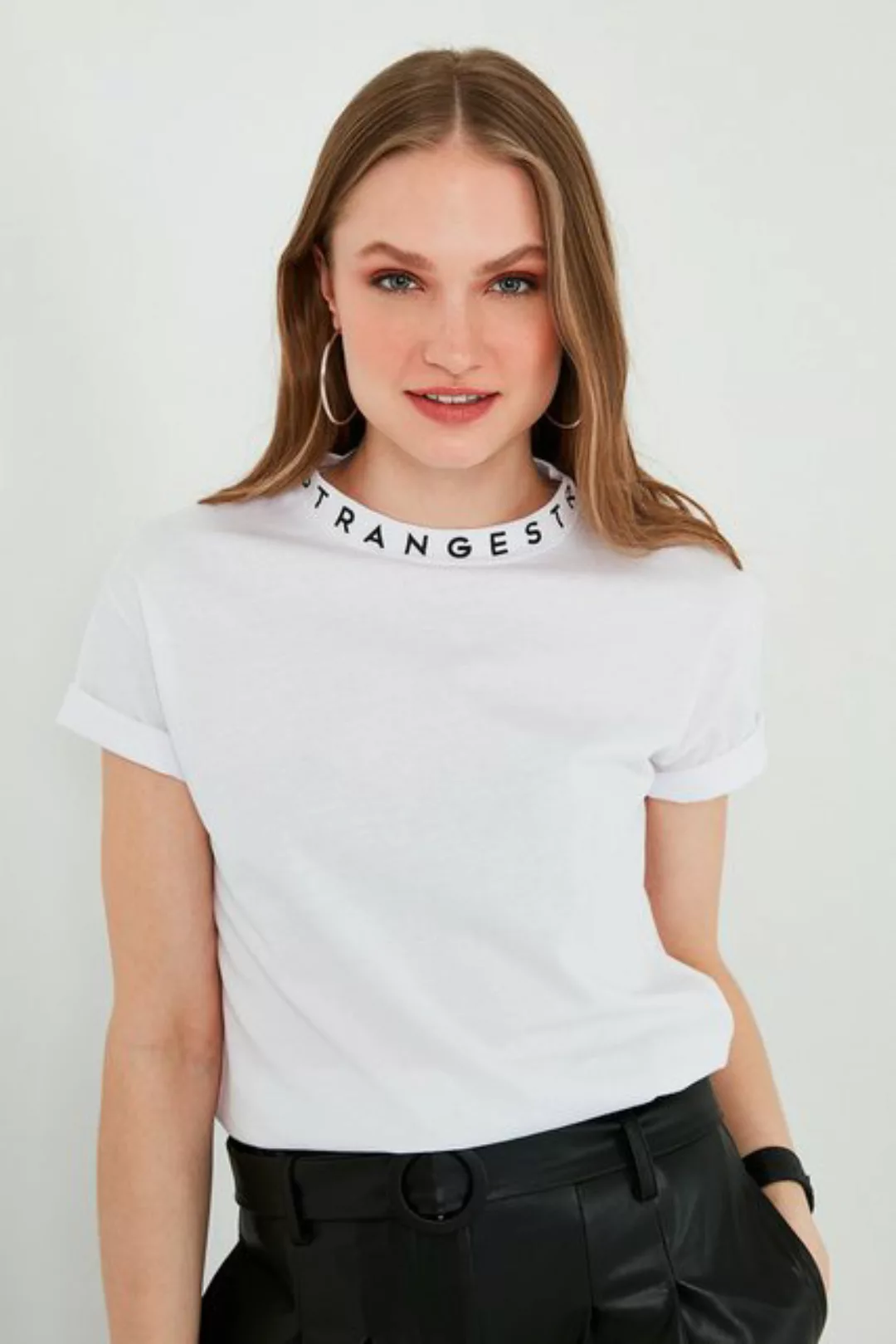 LELA T-Shirt Lela Printed Crew Collar Basic T Shirt WOMEN'S T SHIRT 5864054 günstig online kaufen