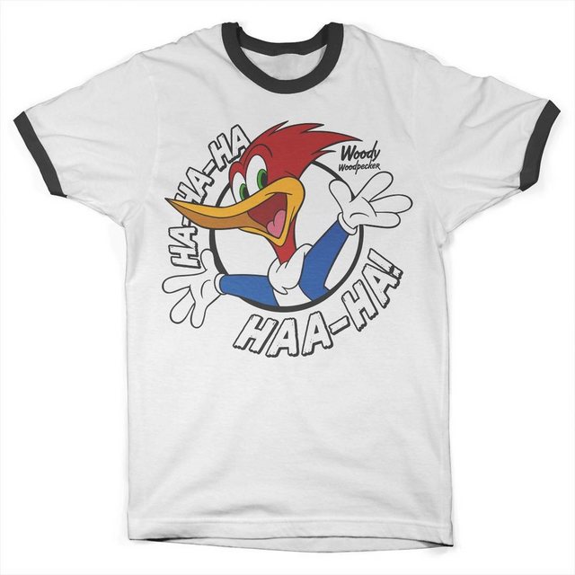 Woody Woodpecker T-Shirt Hahaha Ringer Tee günstig online kaufen