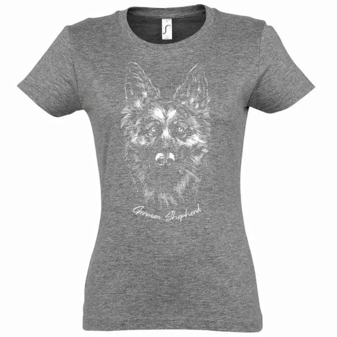 Youth Designz Print-Shirt German Shepherd Damen T-Shirt mit modischem Front günstig online kaufen