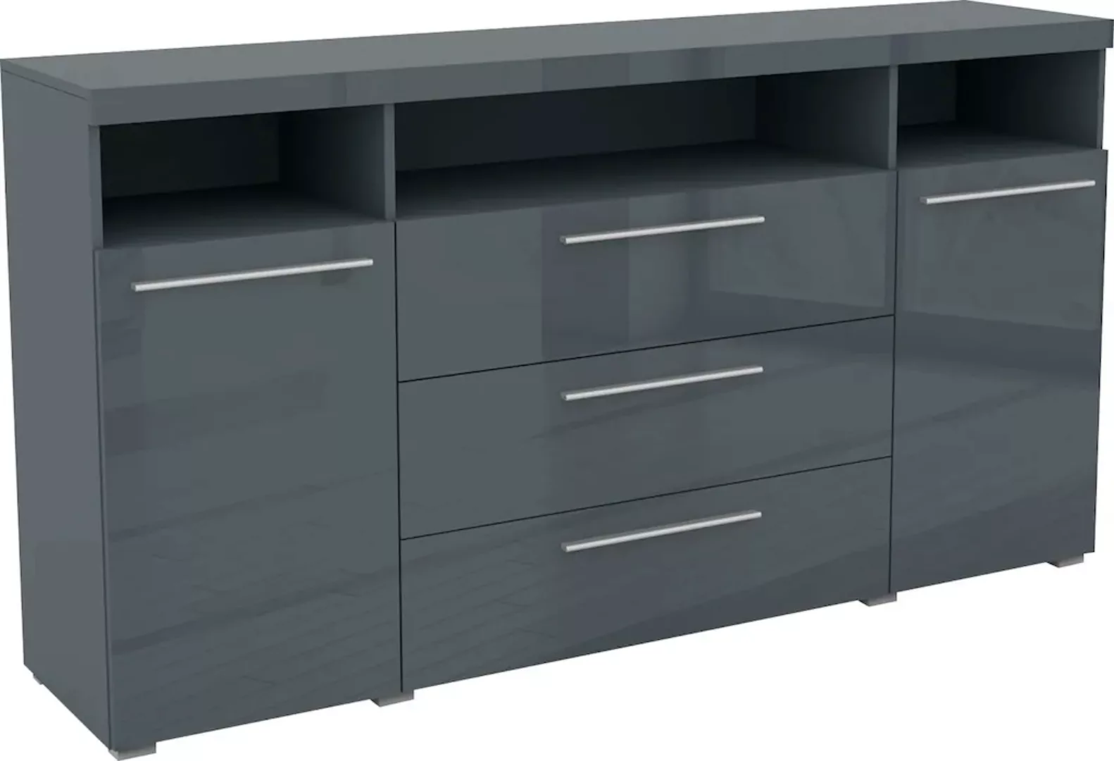 INOSIGN Sideboard "India,Breite 182cm moderne Anrichte 2Türen,3 Schubladen, günstig online kaufen