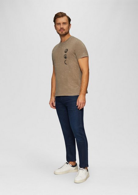 s.Oliver Stoffhose Jeans Nelio / Slim Fit / Mid Rise / Slim Leg Blende günstig online kaufen