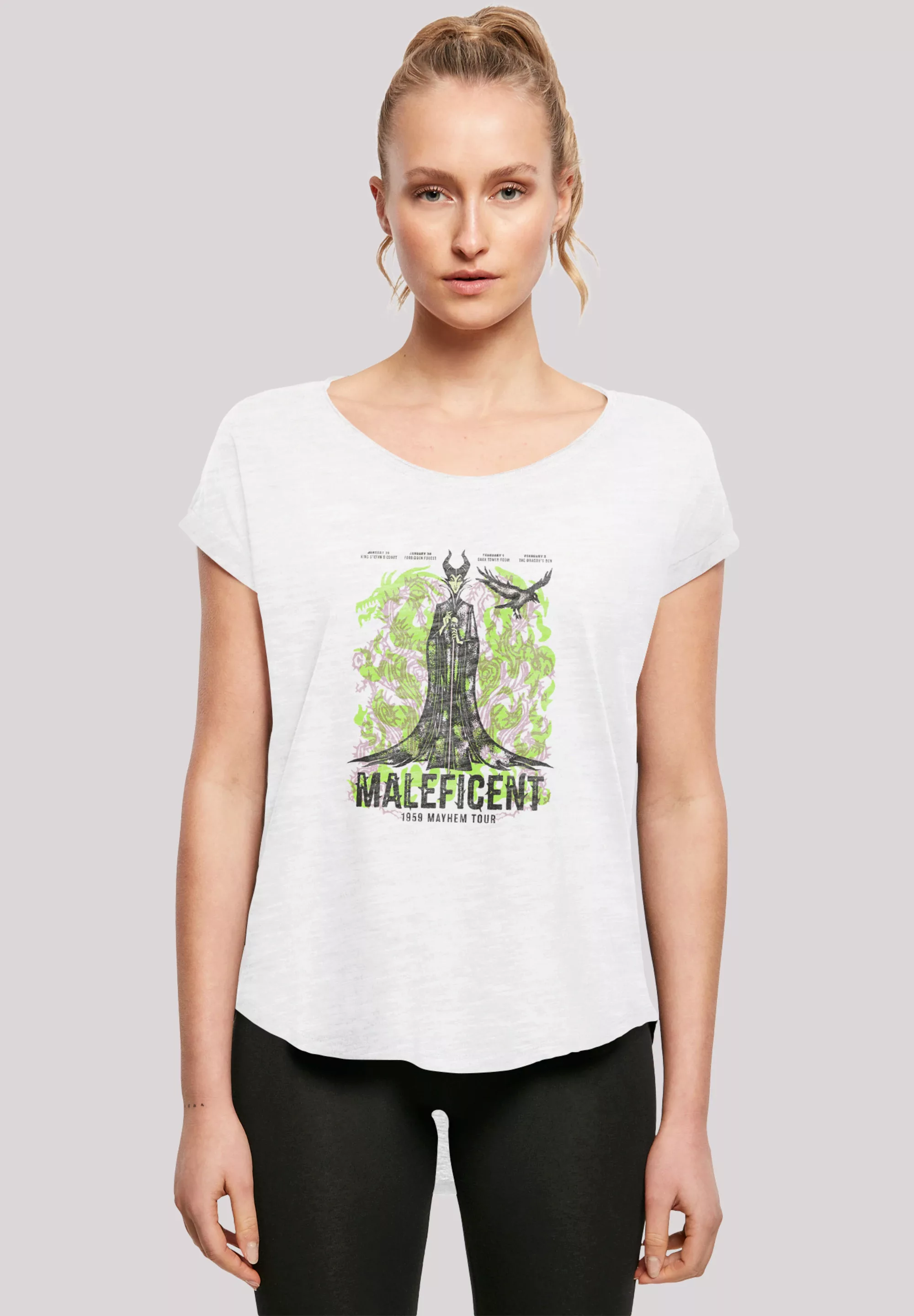 F4NT4STIC T-Shirt "Disney Villians Maleficent Mayem Tour", Premium Qualität günstig online kaufen