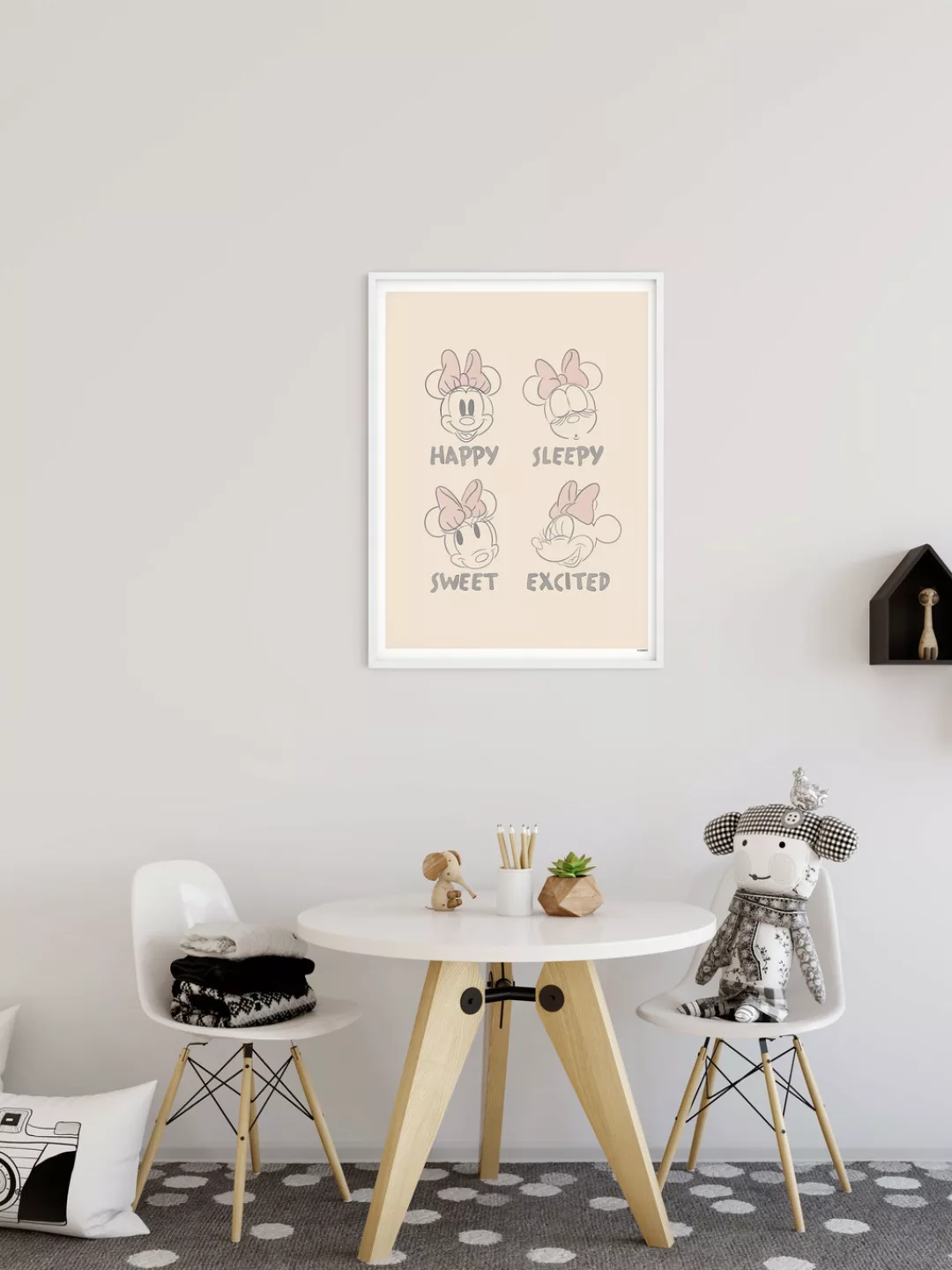 Komar Bild "Minnie Pink Emotions", Disney, (1 St.), Wandbild zur Dekoration günstig online kaufen