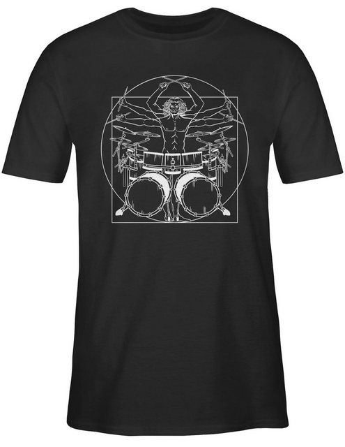 Shirtracer T-Shirt Schlagzeuger Drummer Geschenk Schlagzeug Musik Instrumen günstig online kaufen