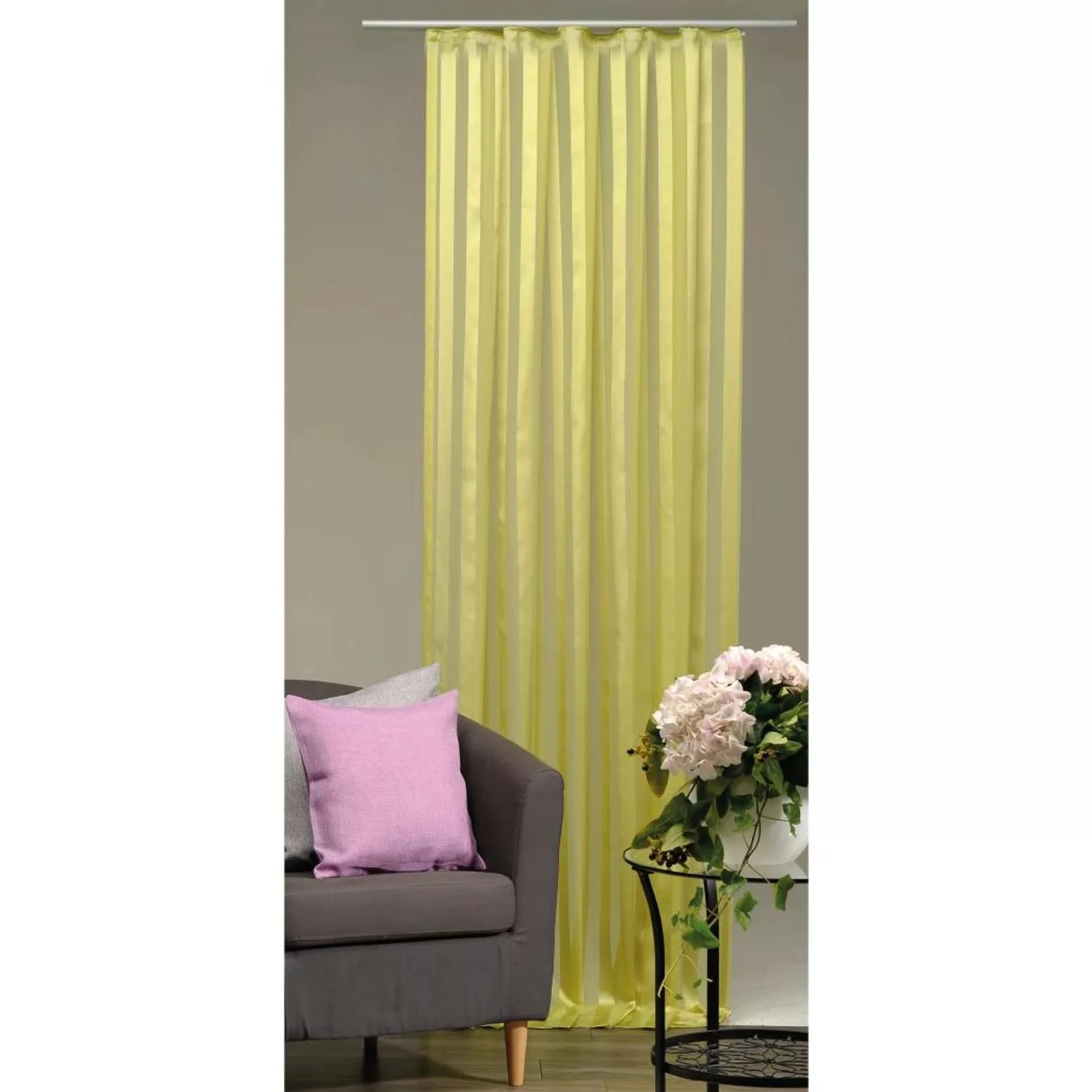 Arsvita Dekoschal Streifen Halbtransparent Universalband 140 cm x 245 cm Gr günstig online kaufen