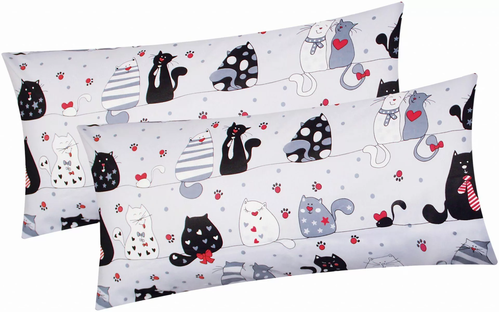 Heubergshop Kissenbezug, (2 Stück), 40x80cm Baumwolle günstig online kaufen
