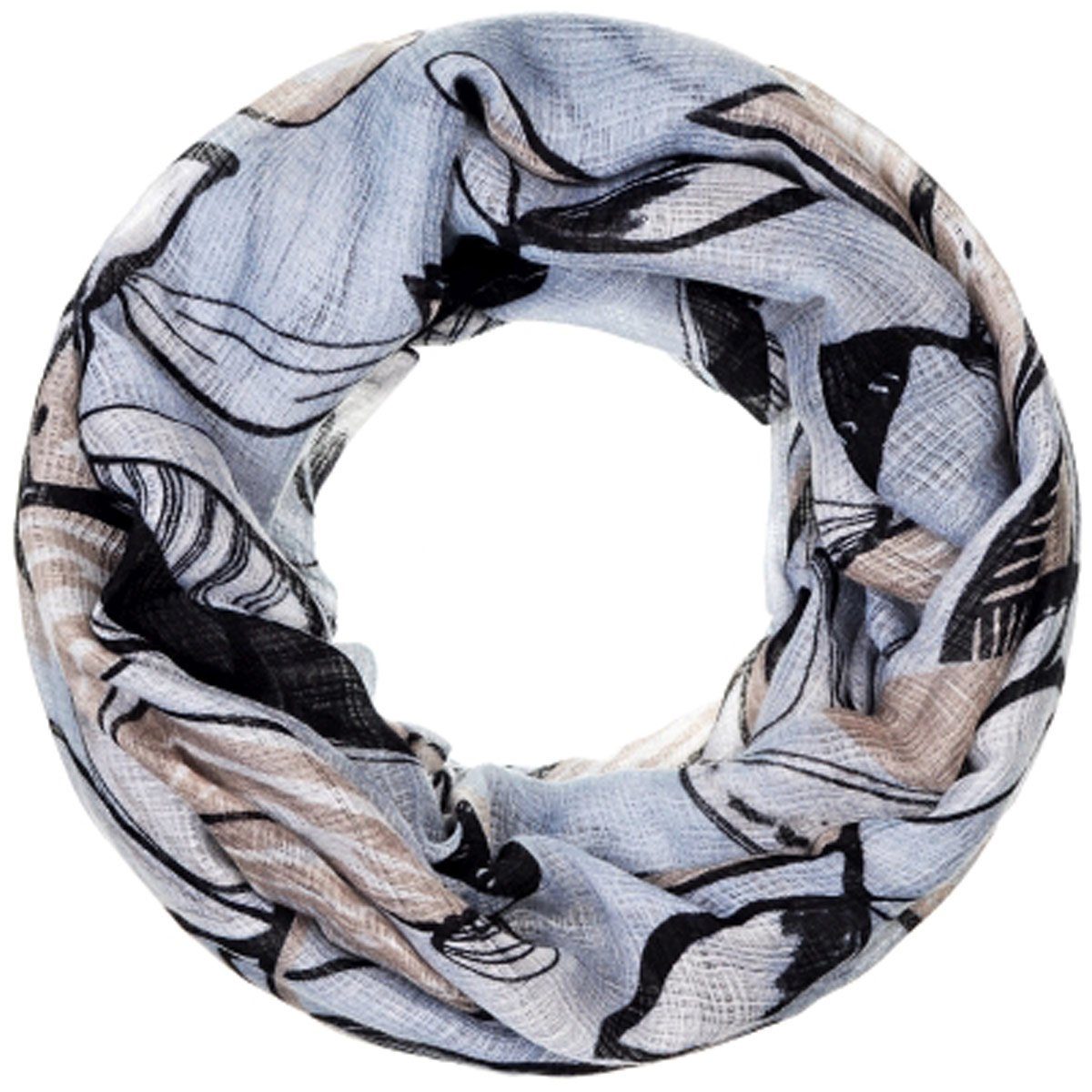 Faera Loop, Damen Schal Tropische Flora günstig online kaufen