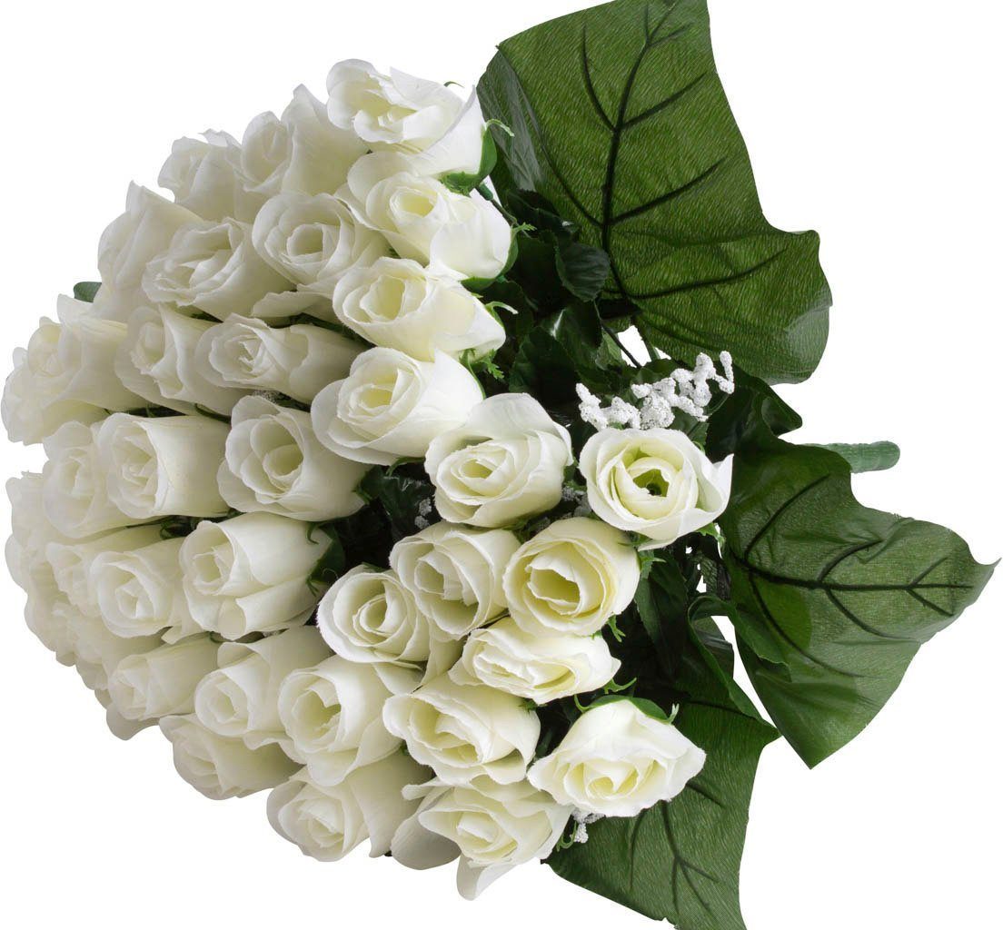Kunstblume Rosenstrauß mit 36 Rosen, Botanic-Haus, günstig online kaufen