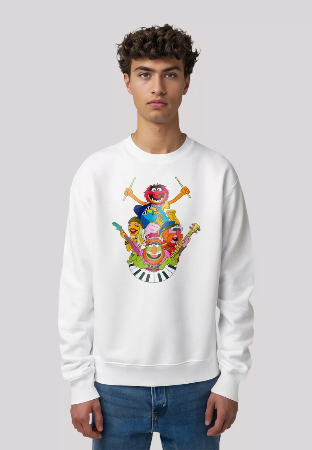 F4NT4STIC Sweatshirt Disney Muppets Dr. Teeth und The Electric Mayhem Premi günstig online kaufen