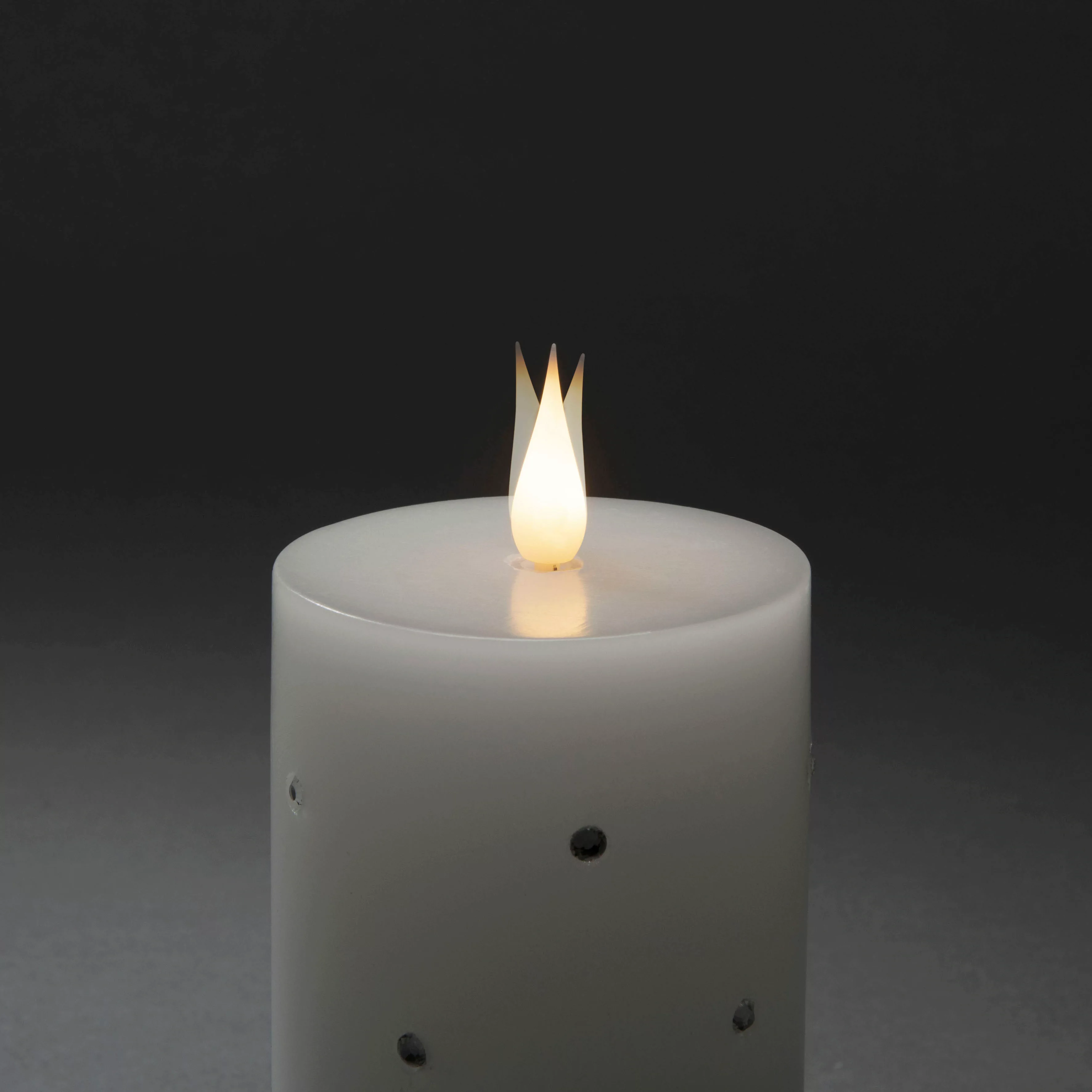 KONSTSMIDE LED-Kerze "LED Echtwachskerze, 1 warm weiße Diode, batteriebetri günstig online kaufen