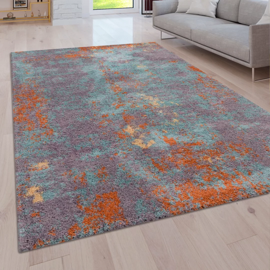 Paco Home Hochflor-Teppich »Padua 622«, rechteckig, 34 mm Höhe, Kurzflor, m günstig online kaufen