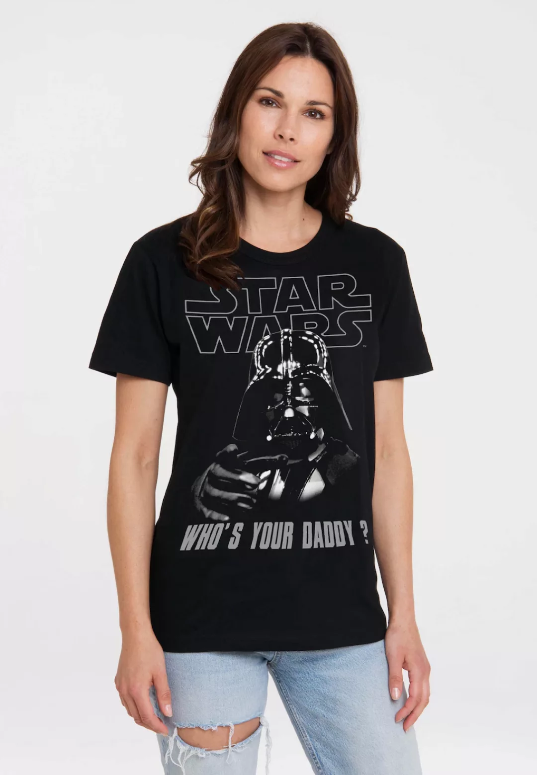 LOGOSHIRT T-Shirt "Star Wars - Whos Your Daddy", mit coolem Print günstig online kaufen