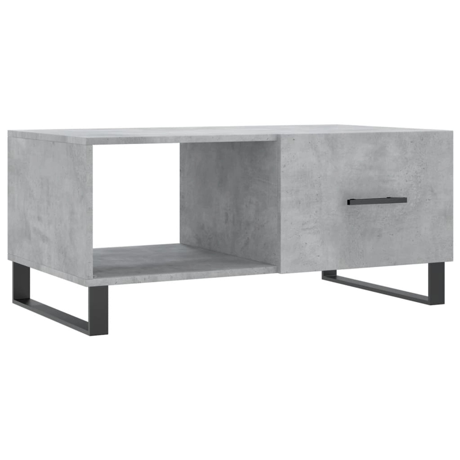 vidaXL Couchtisch Betongrau 90x50x40 cm Holzwerkstoff Modell 13 günstig online kaufen