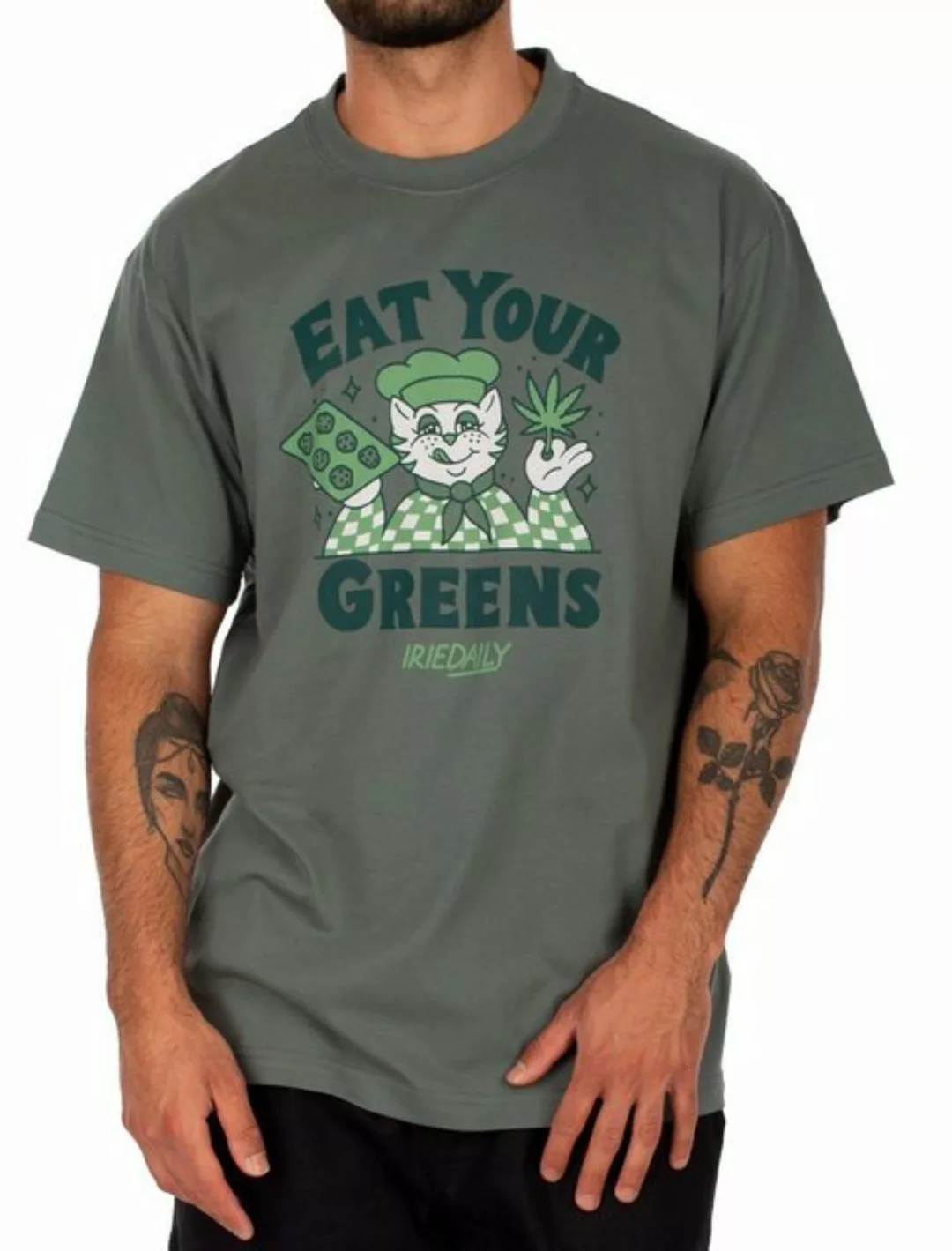 iriedaily T-Shirt T-Shirt Iriedaily Eat Greens Tee günstig online kaufen